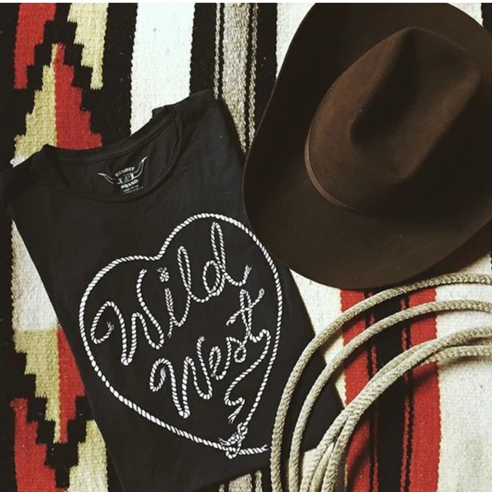 Brown Wild West t-shirt